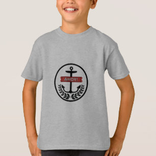 Ahoy - Camiseta Básica Para Niños