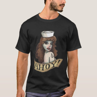 ¡AHOY! Camiseta del chica del marinero