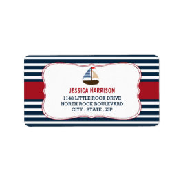 ¡Ahoy es un chico! Etiquetas Baby Shower de barcos