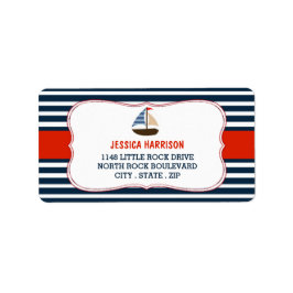 ¡Ahoy es un chico! Etiquetas Baby Shower de barcos