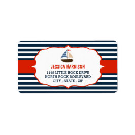 ¡Ahoy es un chico! Etiquetas Baby Shower de barcos