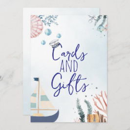 Ahoy es un Rótulo de regalos de Baby Shower de Boy