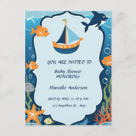 "¡Ahoy! Es una invitación de Boy_ Baby Shower