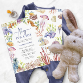 Ahoy Invitación a Baby Shower