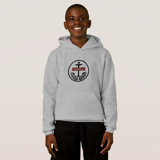 Ahoy - Kids's Pullover Hoodie (Anverso completo)