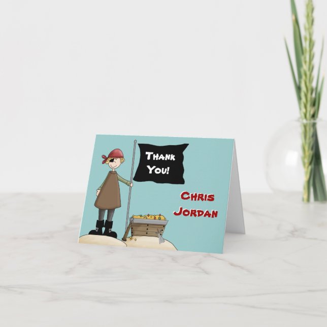 Ahoy Mate Gracias Tarjeta (Anverso)