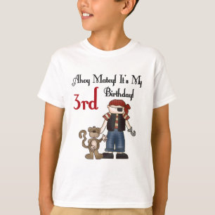 Ahoy Matey Pirate Tres camisetas y regalos de cump