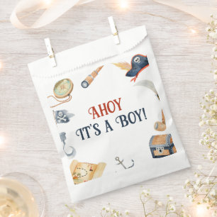 Ahoy son las bolsas de favores de Baby Shower de u