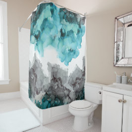 ahumado, azul, verde azulado, gris, negro, cortina