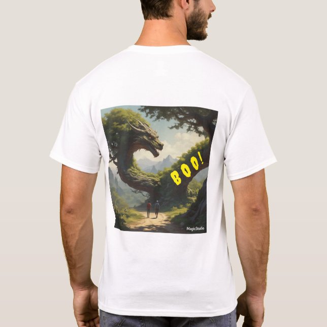 ¡AI Boo! Camiseta Dragon Tree (Reverso)