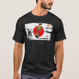 Aikido tallado en piedra - Camiseta Budo Design