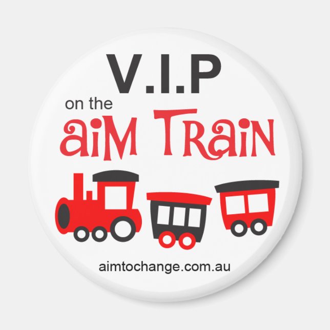 Aim Train - imán (Frente)