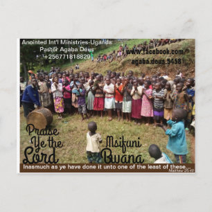 AIM-Uganda alaba a tu Señor postal
