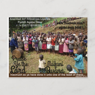AIM-Uganda alaba a tu Señor postal