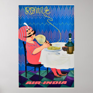 Air India - Roma - Impresiones de carteles de viaj