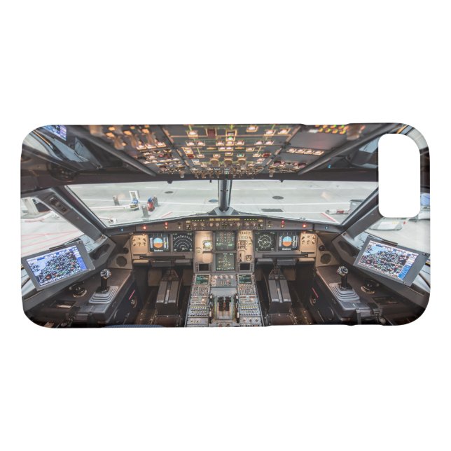 Airbus A320 cabina del piloto Smartphone funda (Reverso (horizontal))