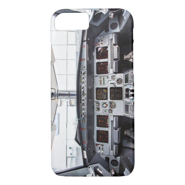Airbus A321 cabina del piloto Smartphone funda (Reverso)
