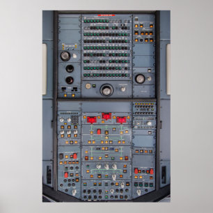 Airbus A321 Overhead panel póster