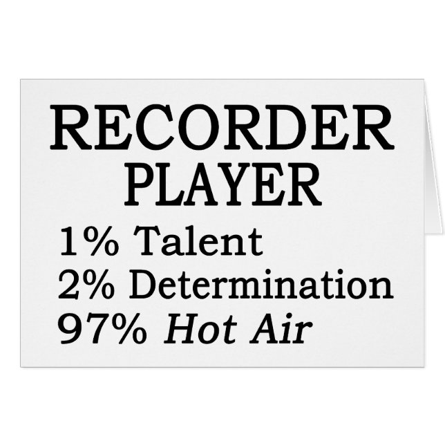 Aire caliente del jugador de registrador (Anverso (Horizontal))