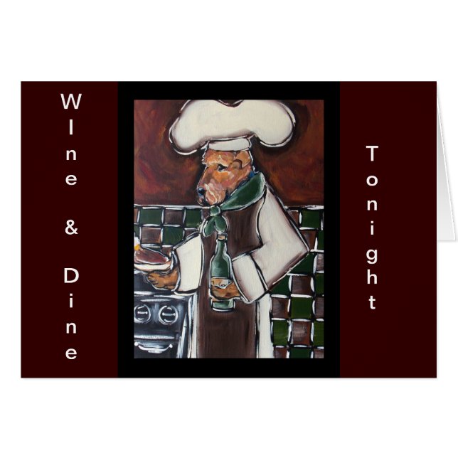 AIREDALE TERRIER CHEF (Anverso (Horizontal))