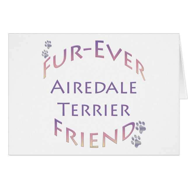 Airedale Terrier Furever (Anverso (Horizontal))