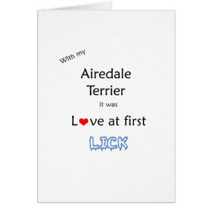 Airedale Terrier Lick Design