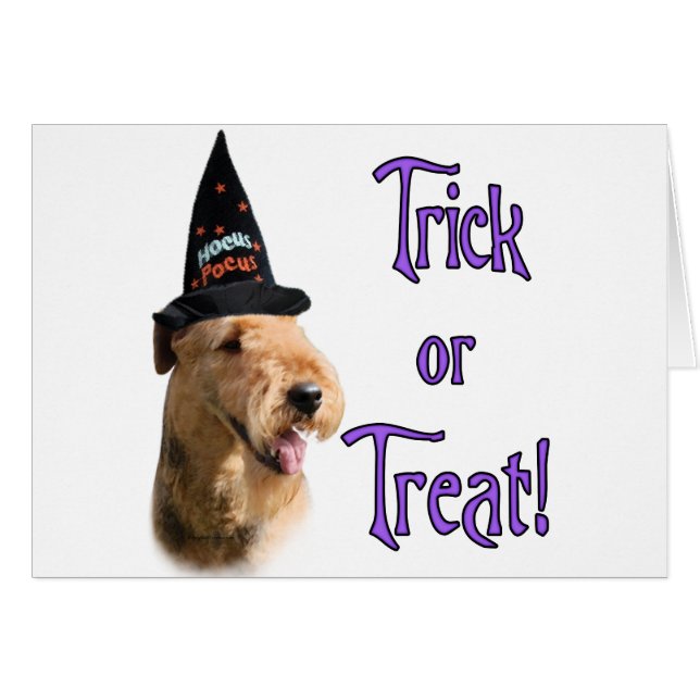 Airedale Terrier Trick (Anverso (Horizontal))