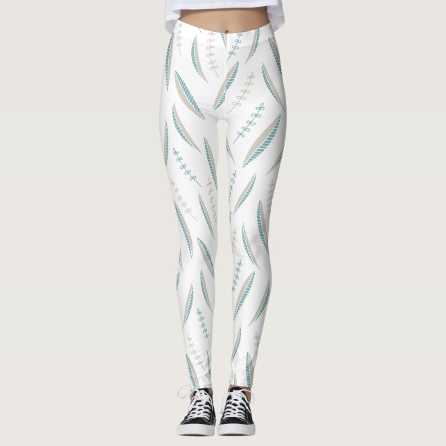 Airy Leaves Pastel leggings (Anverso)
