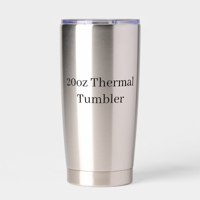 Aislada Botella de agua con vaso térmico de 20oz (Frente)