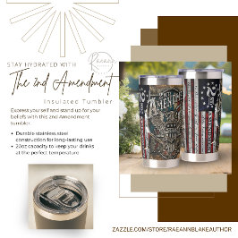 Aislada Botella de agua de la 2ª Enmienda