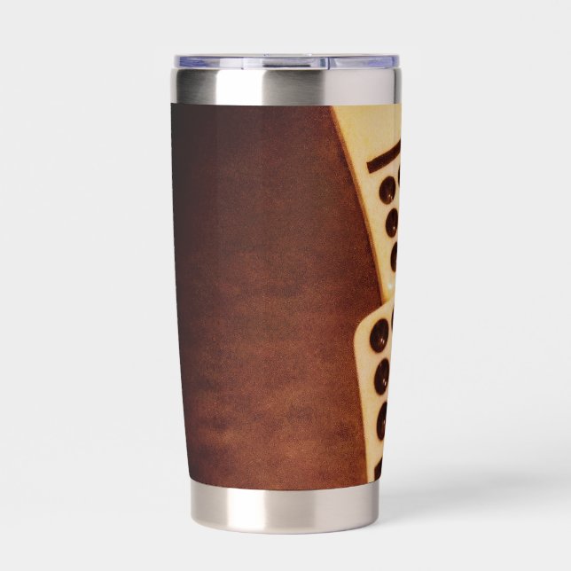 Aislada Botella de agua efecto dominó (Frente)