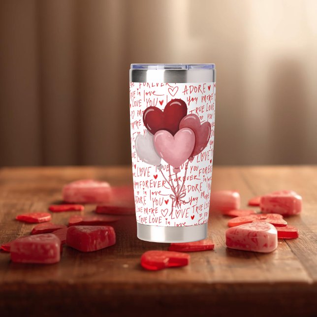 Aislada Botella de agua Love Vibes (Subido por el creador)