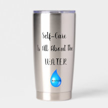 Botella de Agua Vaso Aislado Termo