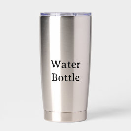 Aislada Crea tu propia botella de agua de 20 oz