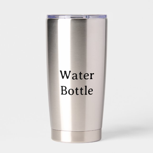 Aislada Crea tu propia botella de agua de 20 oz (Frente)