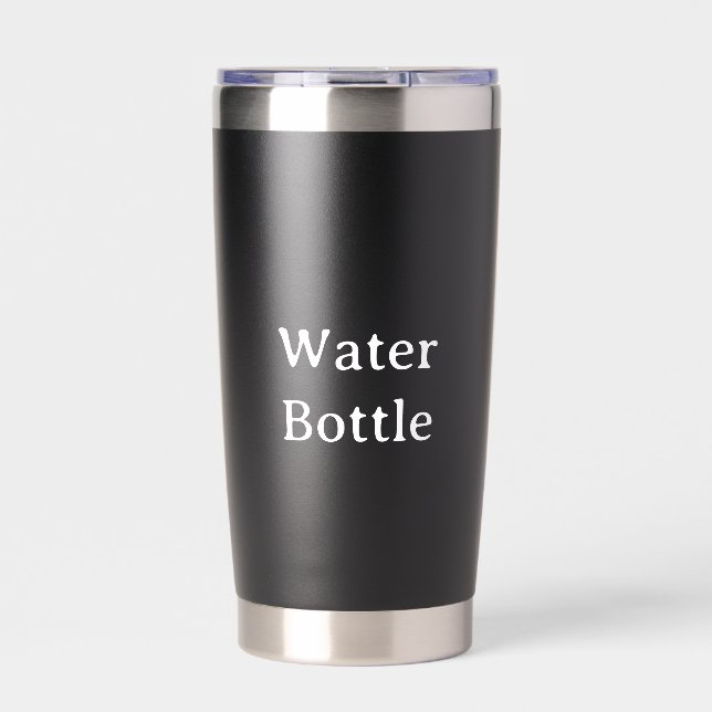 Aislada Crea tu propia botella de agua de 20 oz (Frente)