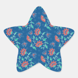 Aiyana Floral Batik Star Pegatina
