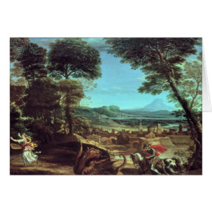 Ajardine con San Jorge y el dragón, c.1610