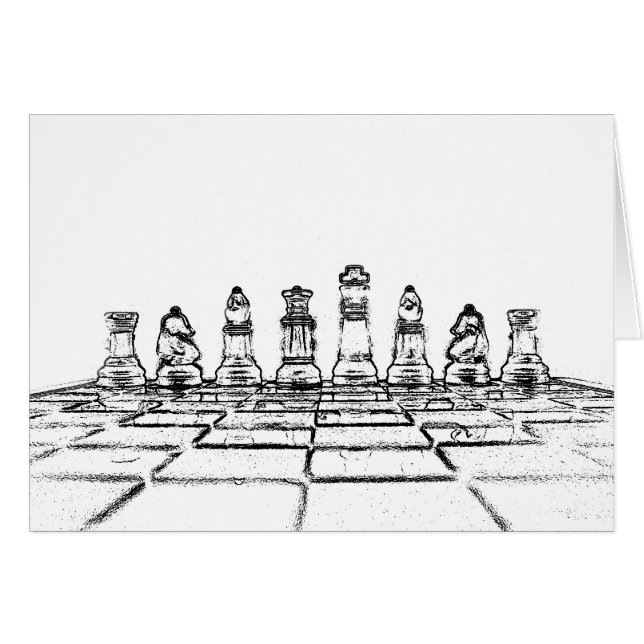 Ajedrez (Anverso (Horizontal))