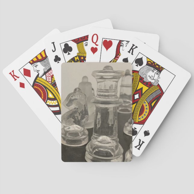 Ajedrez Clásico De Cartas De Juego. (Reverso)