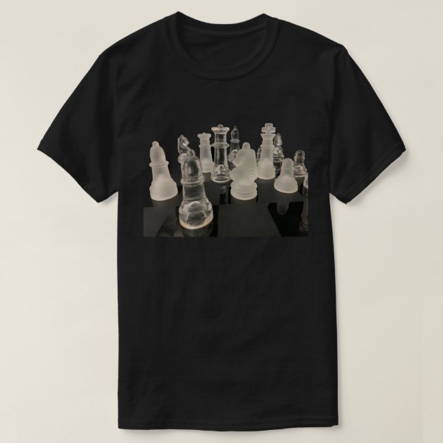 Ajedrez de camisetas para hombres (Diseño del anverso)