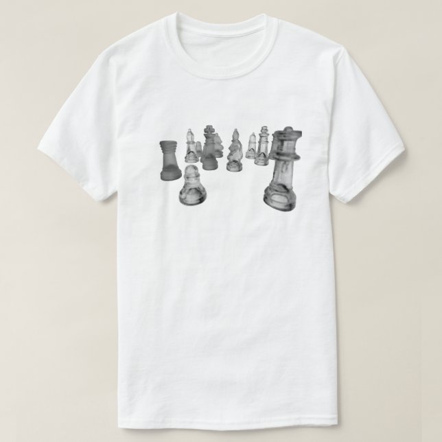 Ajedrez de camisetas para hombres (Diseño del anverso)