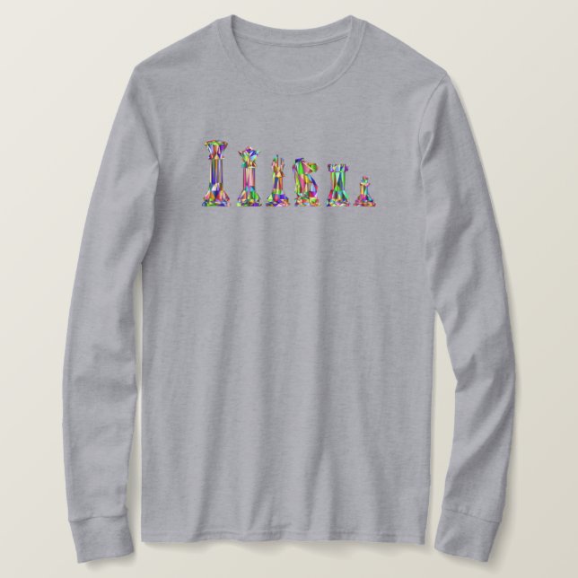 Ajedrez de camisetas para mujeres (Anverso del diseño)