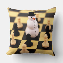 Ajedrez de Cojín decorativo en Navidades