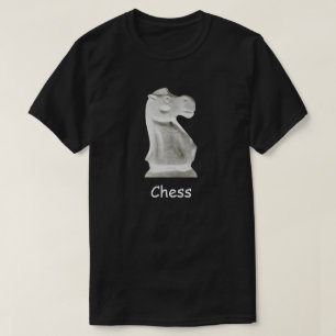 Ajedrez oscuro de camisetas de los hombres