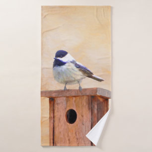 Ajedrez sobre pintura de aves original