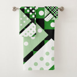 Ajedrez verde oscuro y verde claro