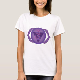 Ajna o camiseta de mujeres Chakra de tercer ojo, b