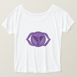Ajna o camiseta de mujeres Chakra de tercer ojo, b