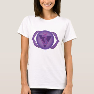 Ajna o camiseta de mujeres Chakra de tercer ojo, b